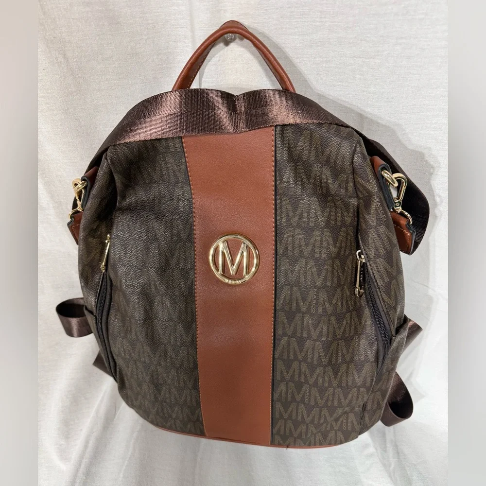 MKP by Marco Collection Brown and Tan Backpack
